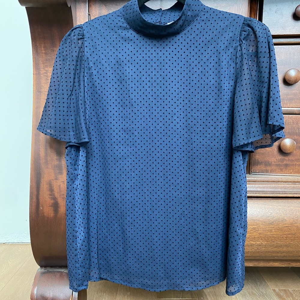Elegant Navy Women’s Shirt